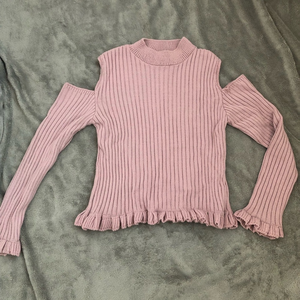 Pink/purple long sleeve top (size S/M)